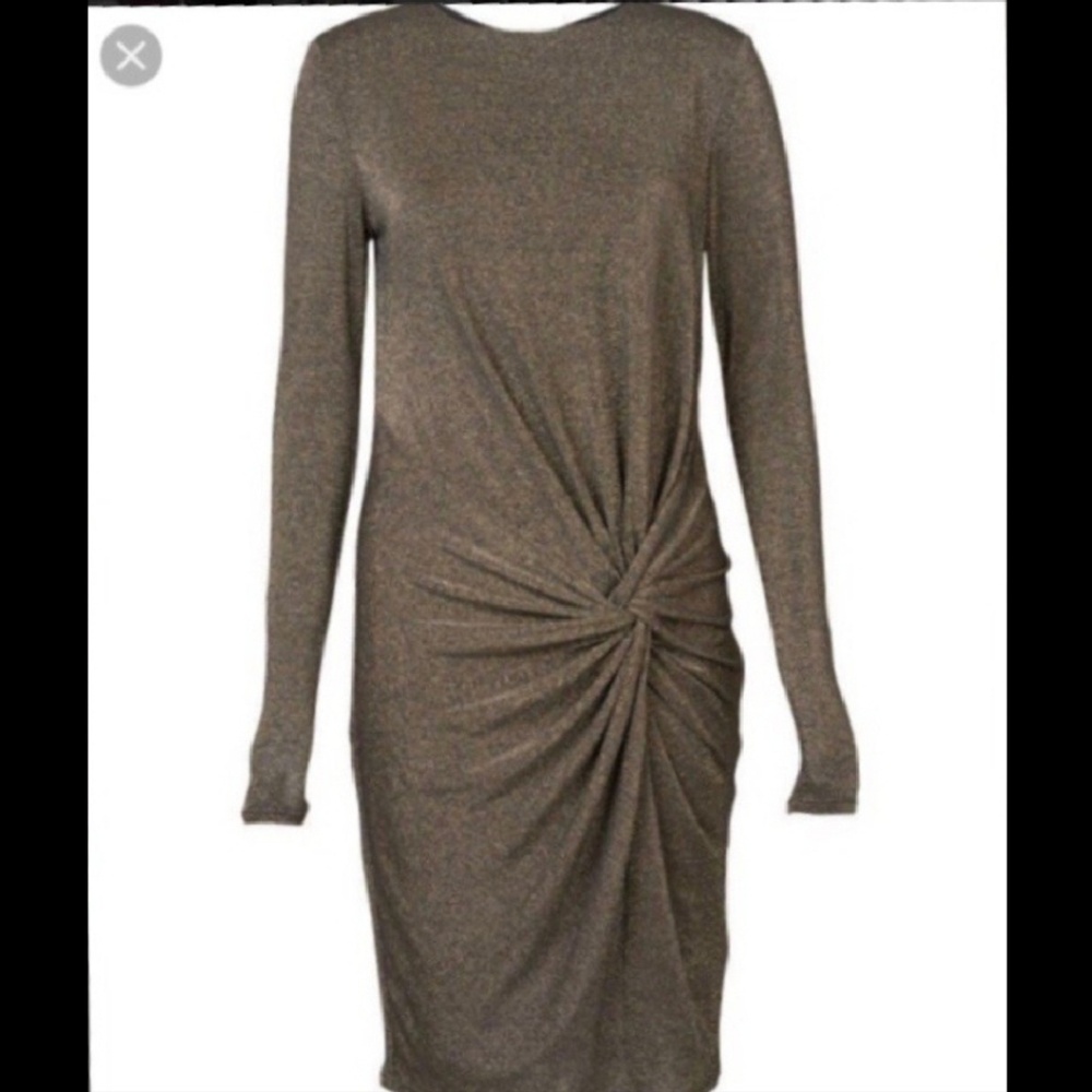 Ted baker metallic dress
